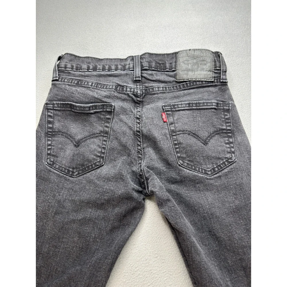 Levis 511 Slim Fit Jeans Men 29x30 (FIT 28x27) Black Denim Casual Streetwear